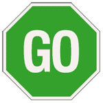 image - Go sign green